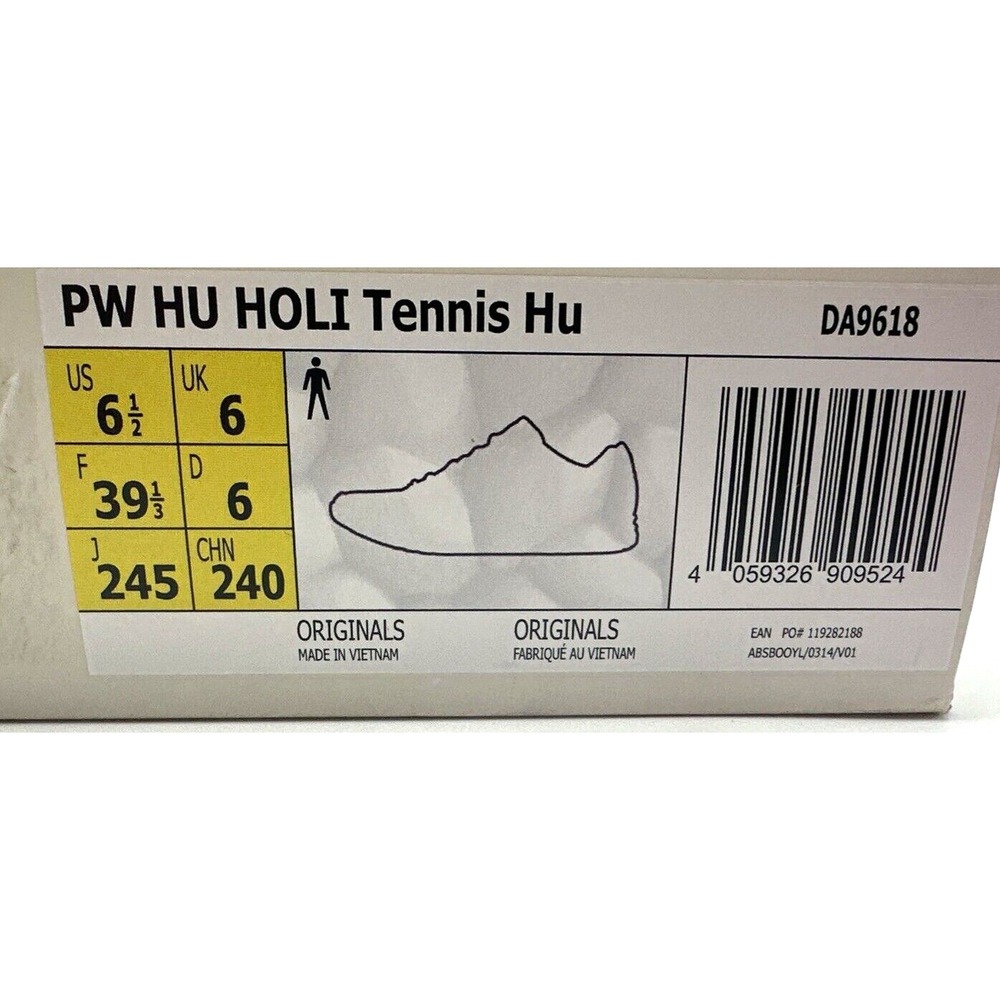 adidas Pharrell x Tennis Shoes Men 6.5 Women 8 Hu Holi Bright Blue Flyknit Fit - Picture 8 of 8